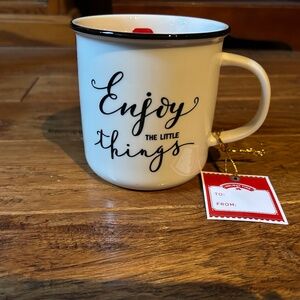 Holiday Time “Enjoy the Little Things” Candle Mug